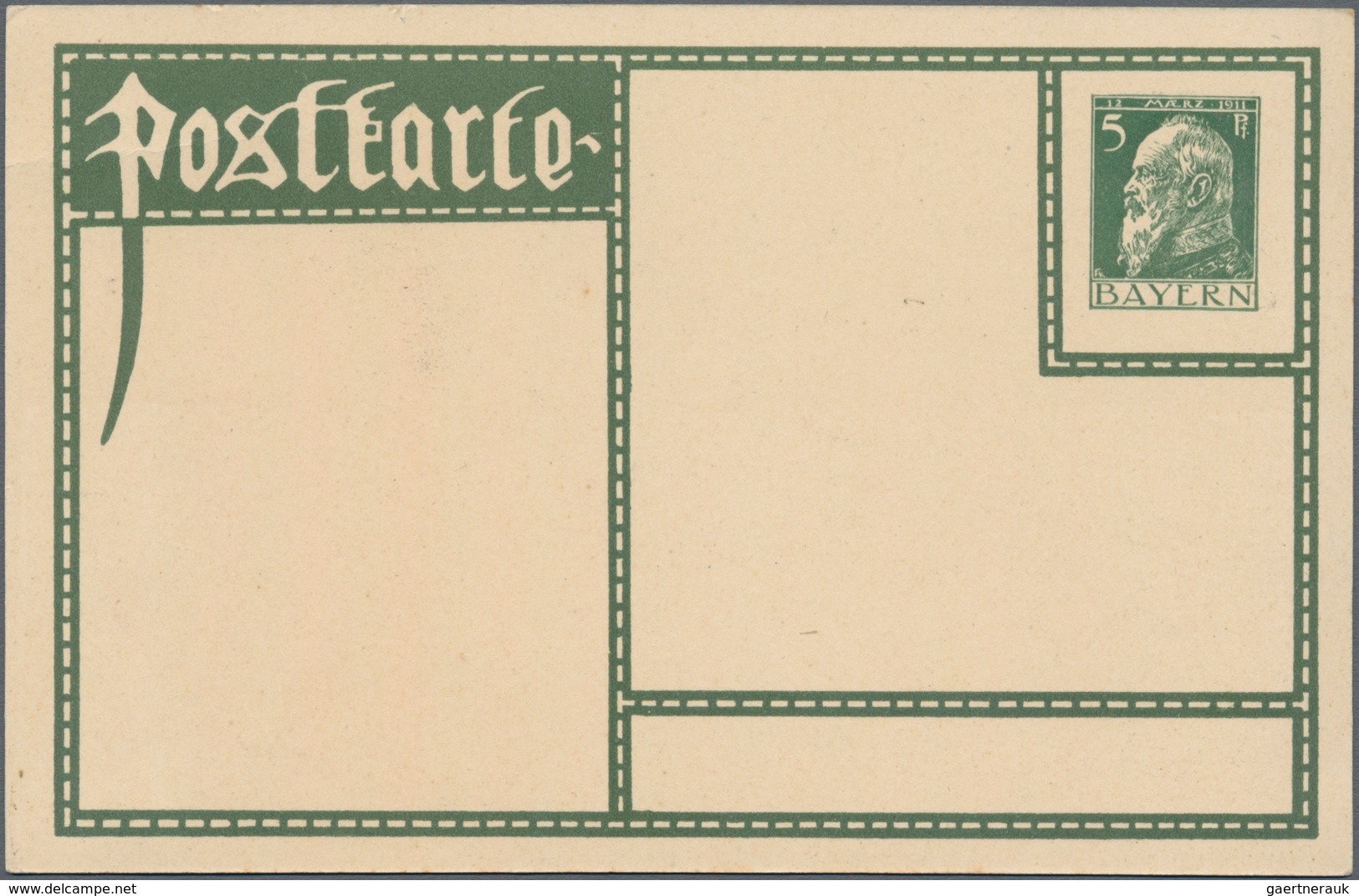 Thematik: Technik-Elektrizität / Technique-electricity: 1912 (approx), Bavaria. Private Postal Card - Electricity