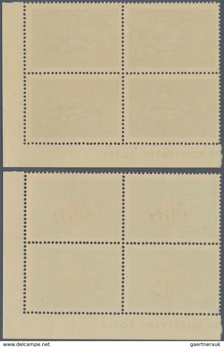 Thematik: Tiere, Fauna / Animals, Fauna: 1951, Fishes, 24 Values In Corner Blocks Of Four Mint Never - Other & Unclassified