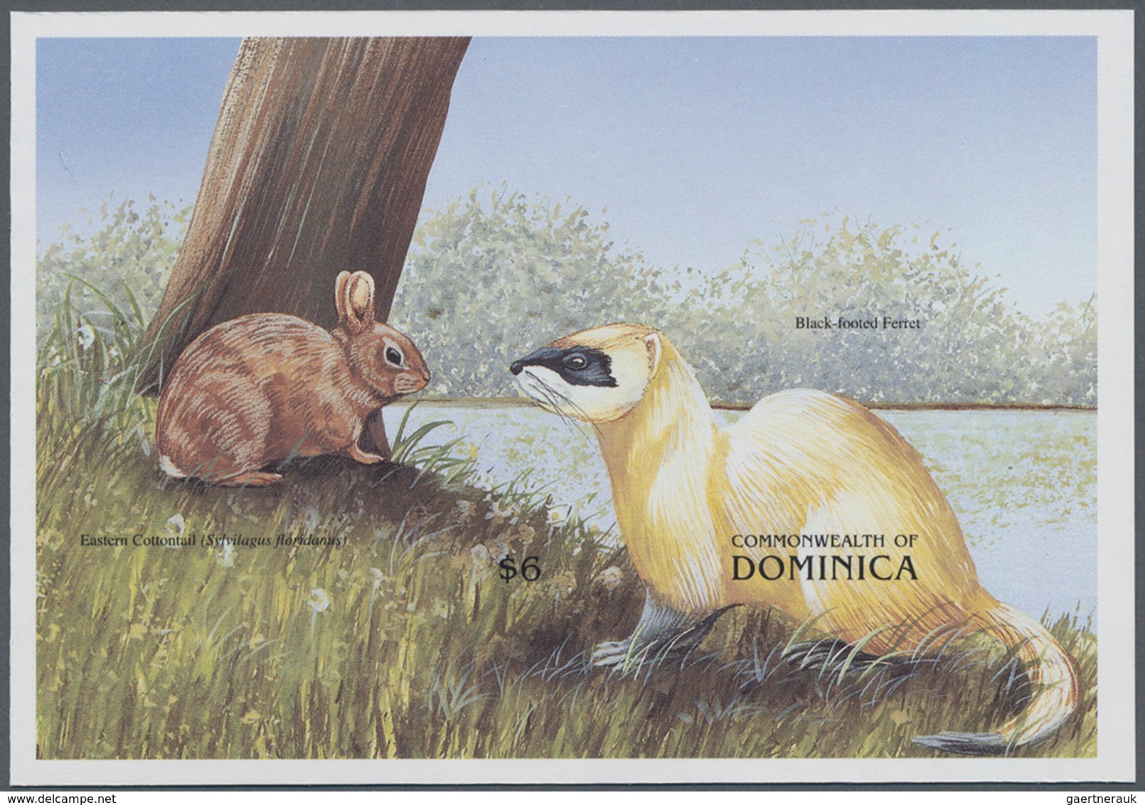 Thematik: Tiere, Fauna / Animals, Fauna: 1999, Dominica. Imperforate Souvenir Sheet (1 Value) Showin - Sonstige & Ohne Zuordnung