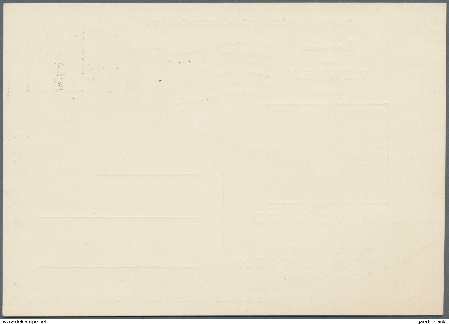 Thematik: Tiere-Pferde / Animals-horses: 1937, German Reich. Private Postal Card 5 Pf Airmail "Visit - Pferde