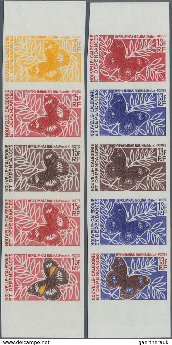 Thematik: Tiere-Schmetterlinge / Animals-butterflies: 1967, NEW CALEDONIA: Butterfly Stamps 13fr. An - Vlinders