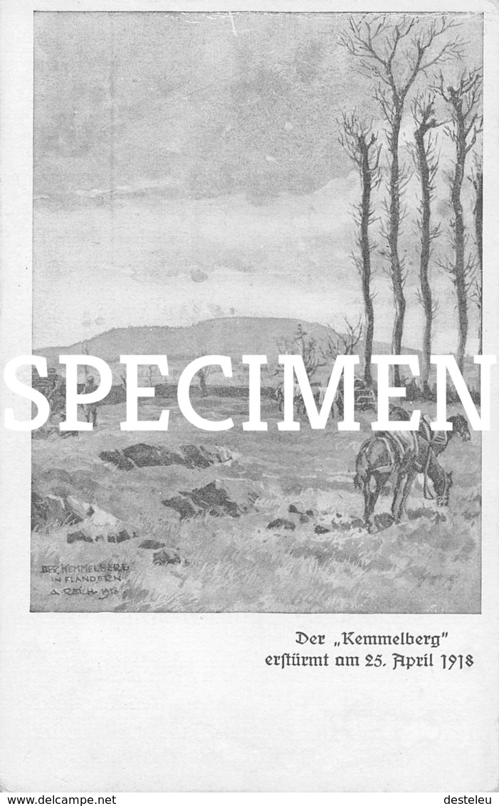 Der Kemmelberg Erftürmt Am 25 April 1918 -  Kemmel - Heuvelland