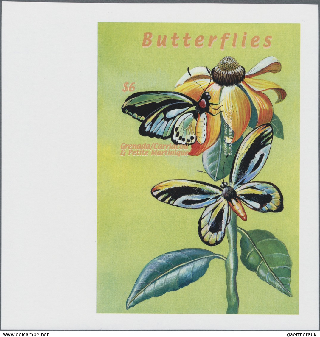 Thematik: Tiere-Schmetterlinge / Animals-butterflies: 2000, GRENADA-CARRIACOU: Butterflies Of The Wo - Butterflies