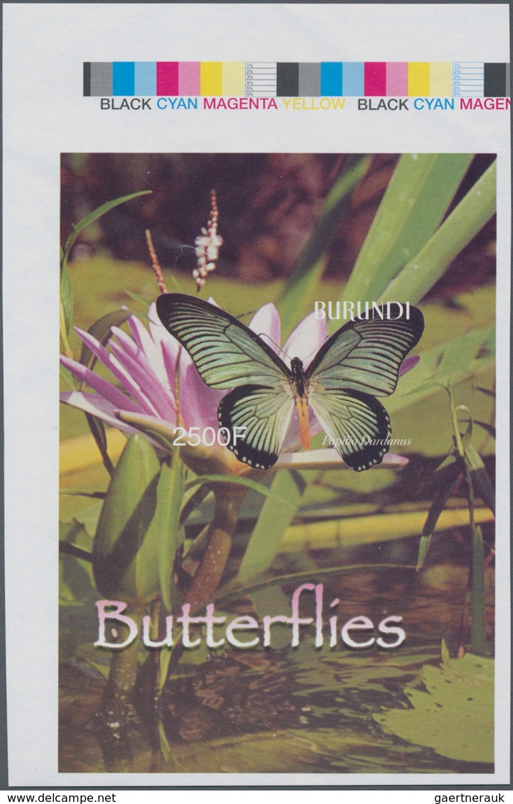 Thematik: Tiere-Schmetterlinge / Animals-butterflies: 2004, BURUNDI: Butterflies Complete Set Of Six - Butterflies