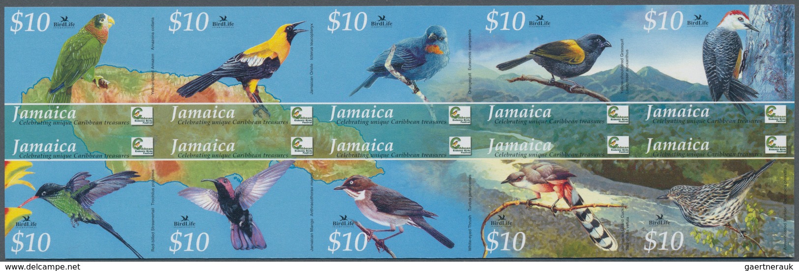 Thematik: Tiere-Vögel / Animals-birds: 2004, Jamaica. IMPERFORATE Minature Sheet Of 10 For The Issue - Sonstige & Ohne Zuordnung