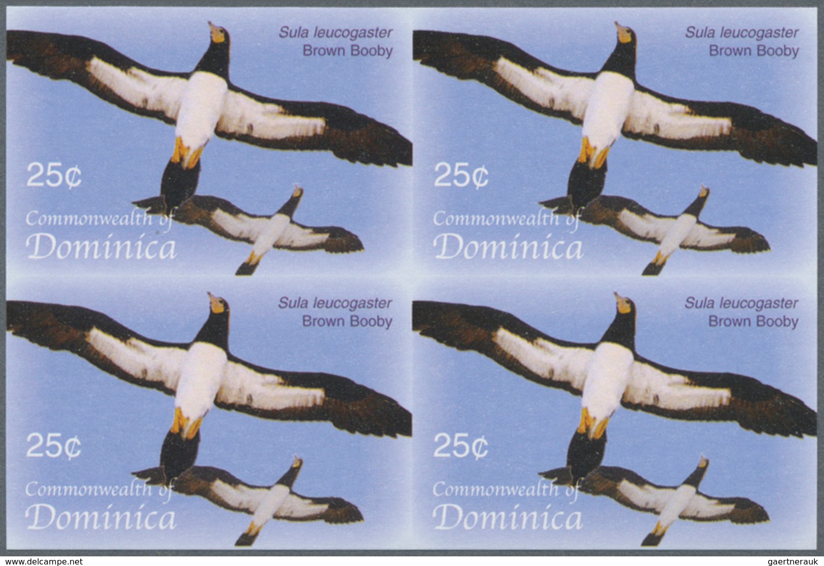 Thematik: Tiere-Vögel / Animals-birds: 2005, Dominica. Imperforate Block Of 4 For The 25c Value Of T - Other & Unclassified