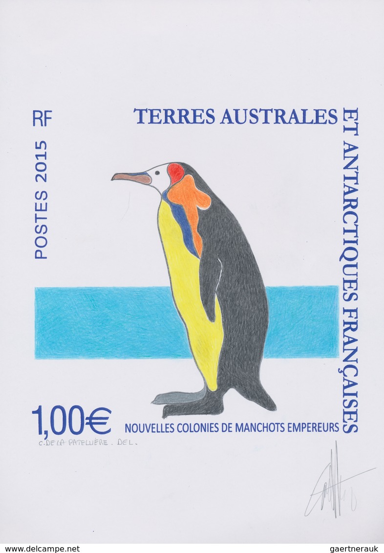 Thematik: Tiere-Vögel / Animals-birds: 2015, French Southern And Antarctic Territories. Original Art - Sonstige & Ohne Zuordnung