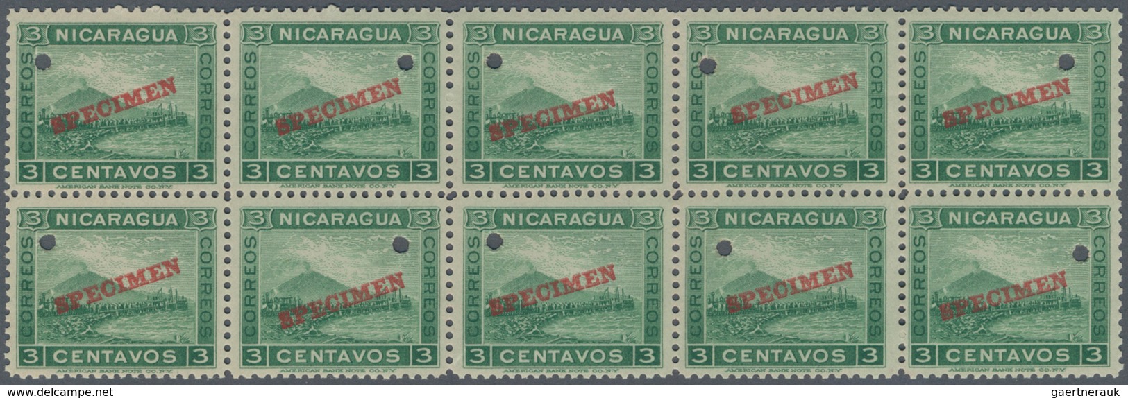 Thematik: Vulkane / Volcanoes: 1900, NICARAGUA: Definitive Issue 'Momotombo Volcano' 1c. Lilac-brown - Vulkane
