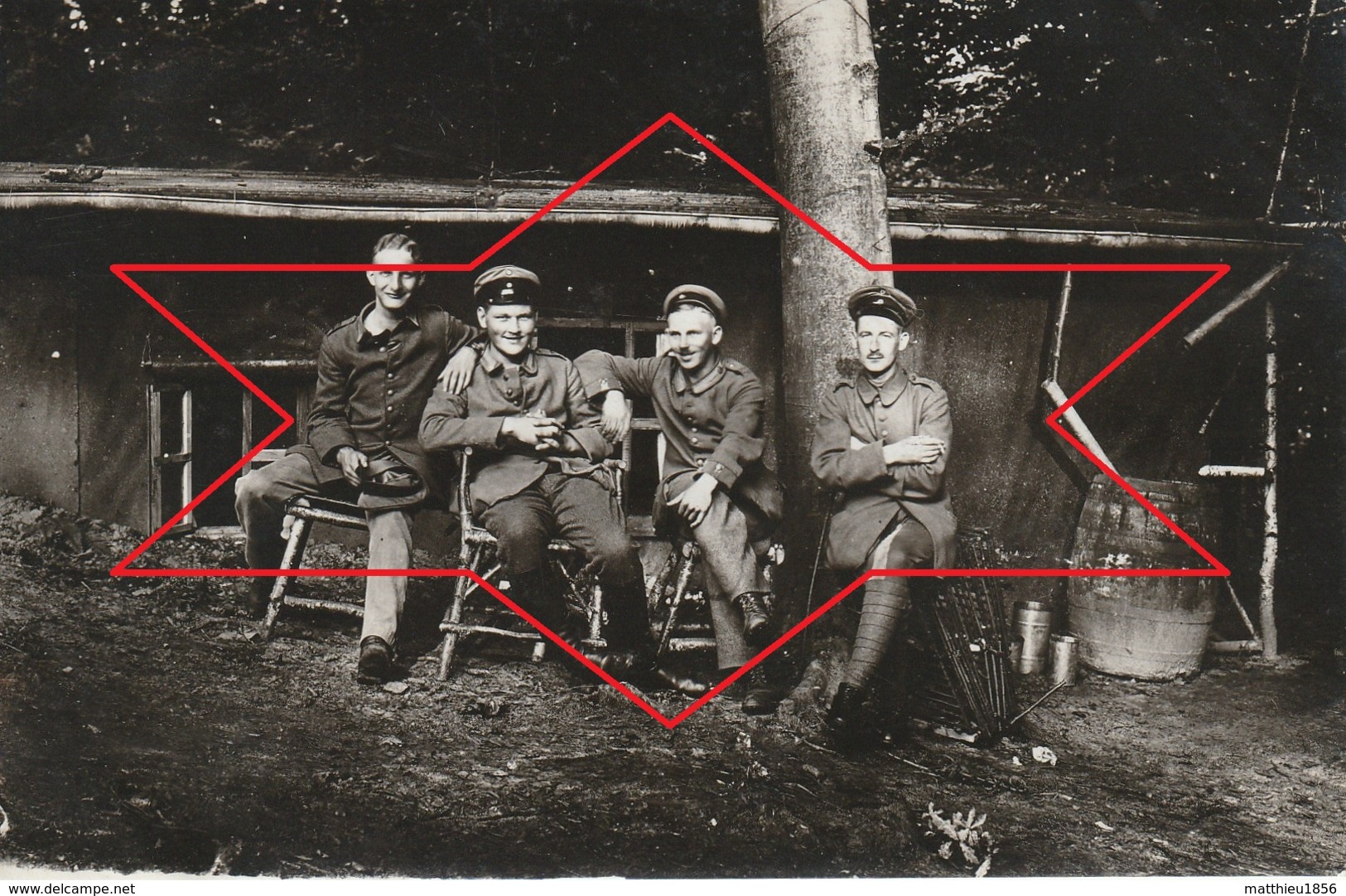 CP Photo Juillet 1916 Côte De LAGNY (près Lassigny) - Position Allemande, Un Abri (A218, Ww1, Wk 1) - Autres & Non Classés