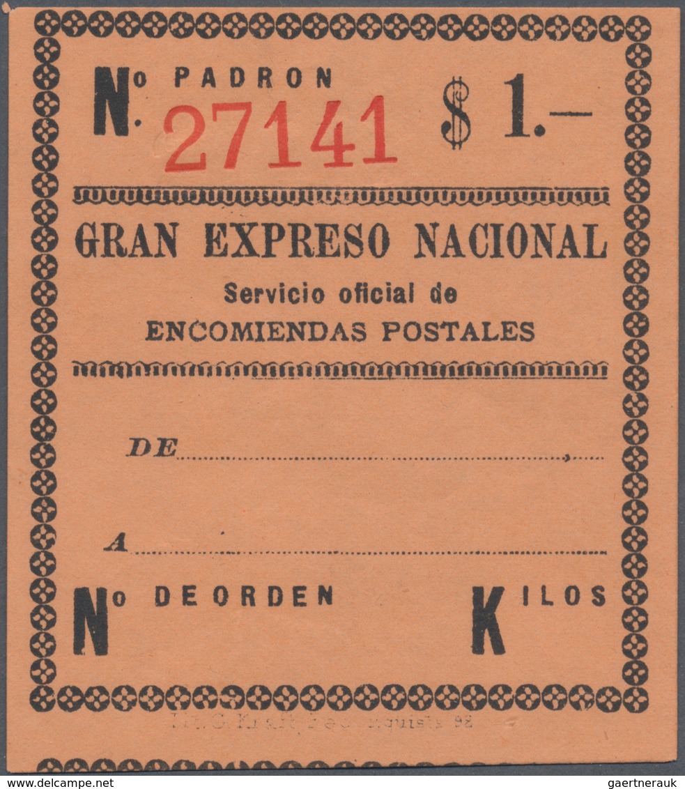 Argentinien - Besonderheiten: "Gran Expreso Nacional/Servicio Official De Encomiendas Postales": Sev - Sonstige & Ohne Zuordnung