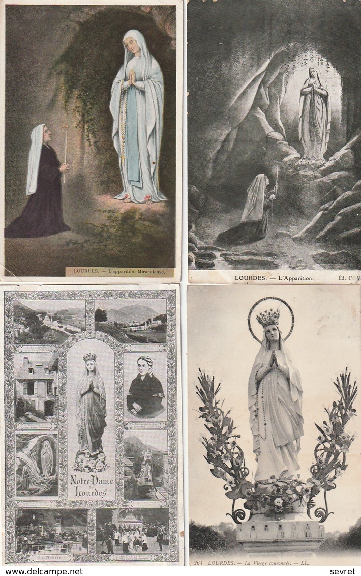 RELIGION - LOURDES  LOT De 100 Cartes. - 100 - 499 Cartes