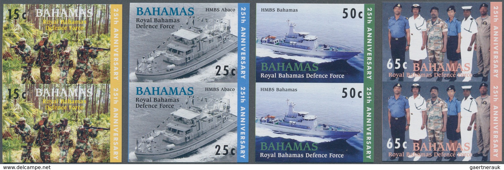 Bahamas: 2005, 25th Anniversary Of Bahamas Defence Force Complete Set Of Four (HMBS Abaco, HMBS Baha - 1963-1973 Ministerial Government