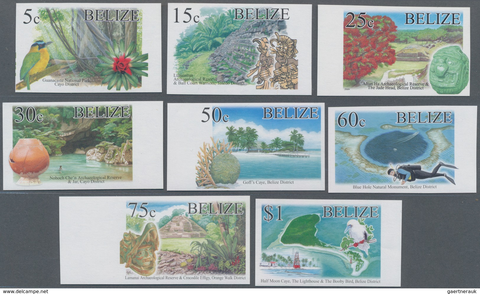 Belize: 2005, Definitive Issue 'Ecology And Cultural Heritage' Part Set Of 11 (missing The 10c. From - Belize (1973-...)