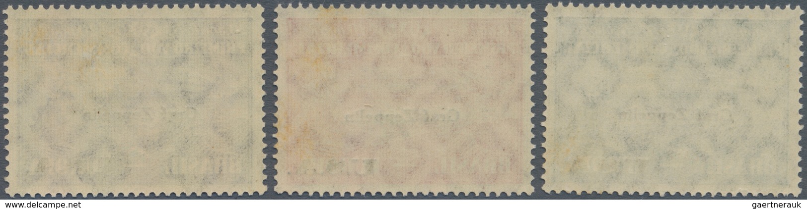 Brasilien - Privatflugmarken Zeppelin: 1930, Overprints "Graf Zeppelin U.S.A.", 5000r.-20000r., Comp - Airmail (Private Companies)