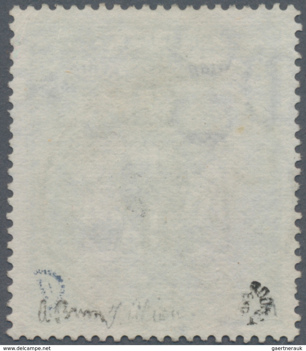 Britisch-Zentralafrika: 1896, 1₤ Blue/black With Central Postmark "CHINDE B.C.A.", Signed Brun And R - Other & Unclassified