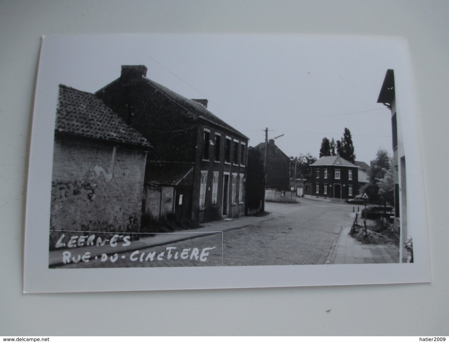 Carte Photo - FONTAINE L'EVEQUE - LEERNES - Rue Du Cimetiere - Fontaine-l'Evêque
