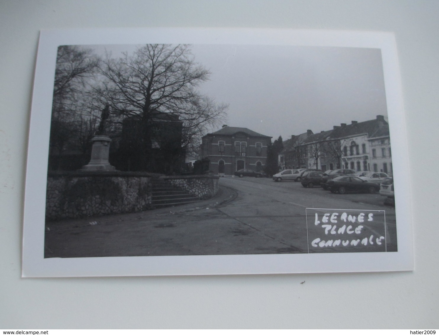 Carte Photo - FONTAINE L'EVEQUE - LEERNES - Place Communale - Fontaine-l'Evêque