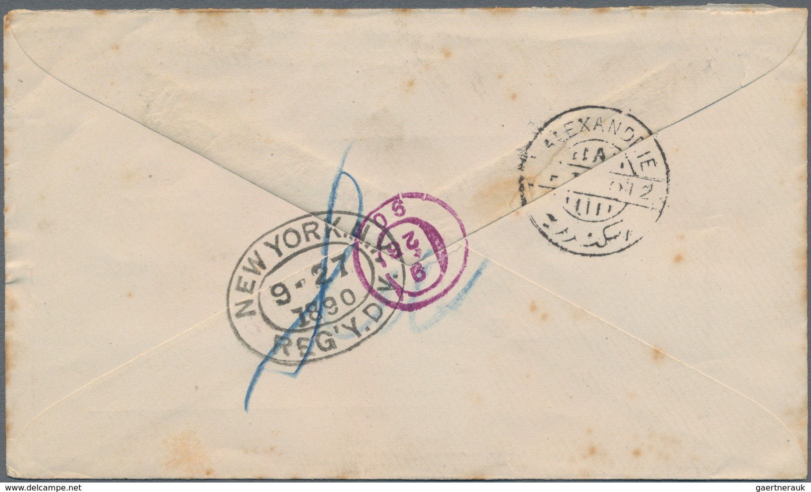 Costa Rica: 1890, Stationery Formular "Avis De Reception En Retour ... Republika De Costa Rica" (few - Costa Rica