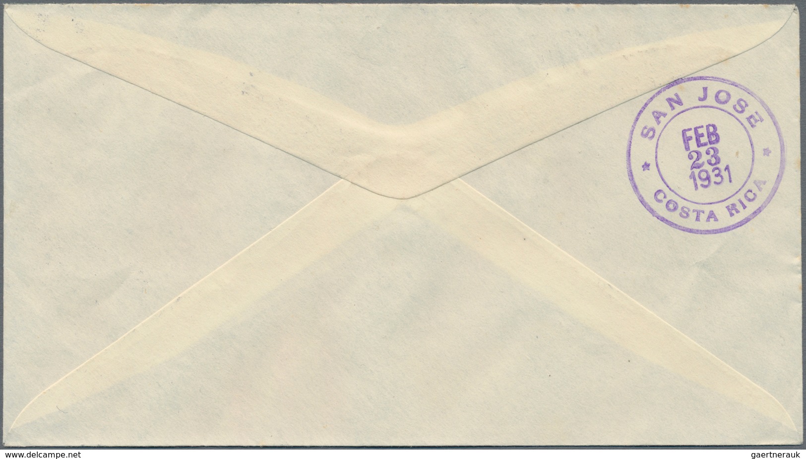 Costa Rica: 1930, Stationery Envelope 5 C Green (inside Black Design) Uprated 2x 1 C And "13 CENTAVO - Costa Rica