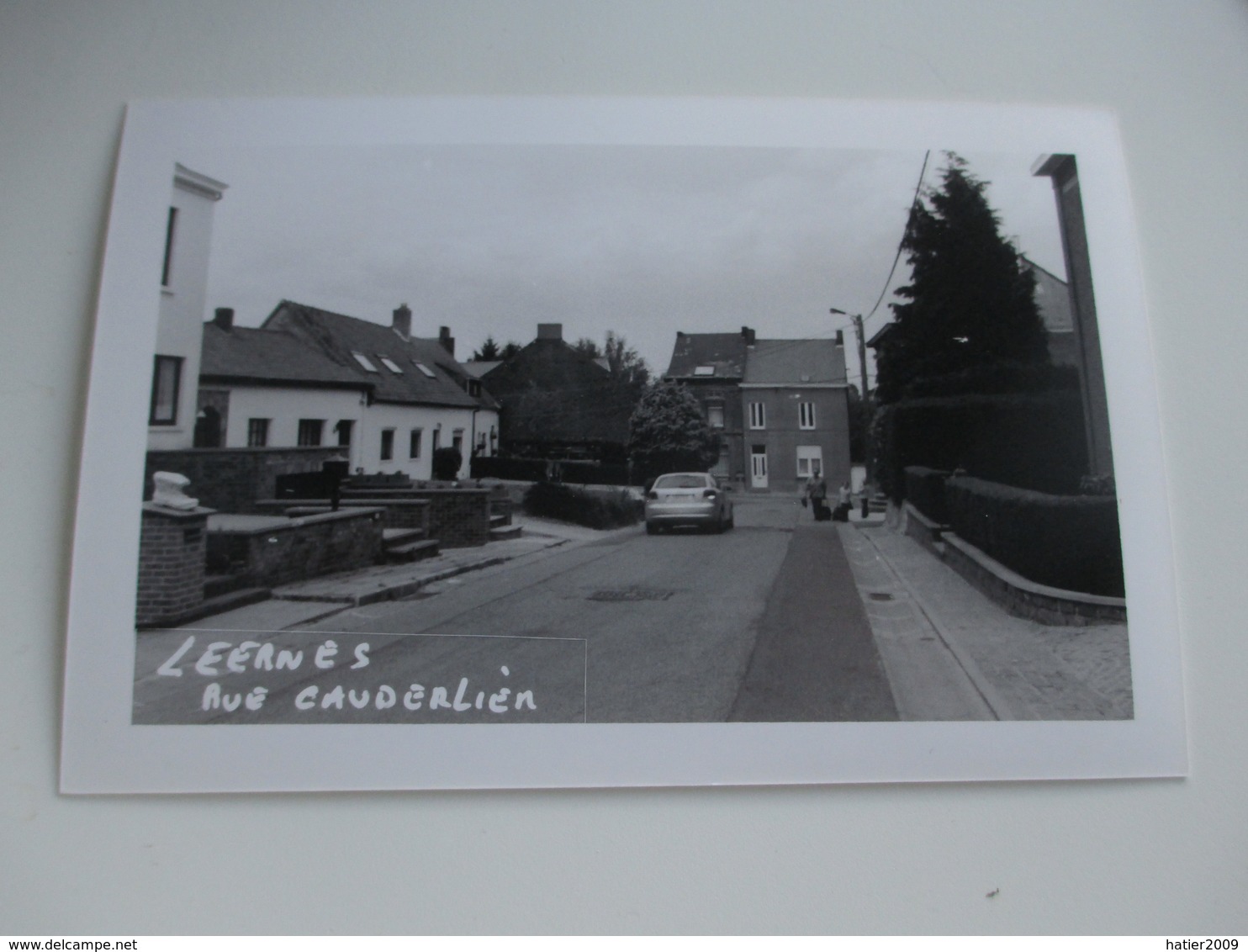 Carte Photo - FONTAINE L'EVEQUE - LEERNES - Rue Cauderlier - Fontaine-l'Eveque