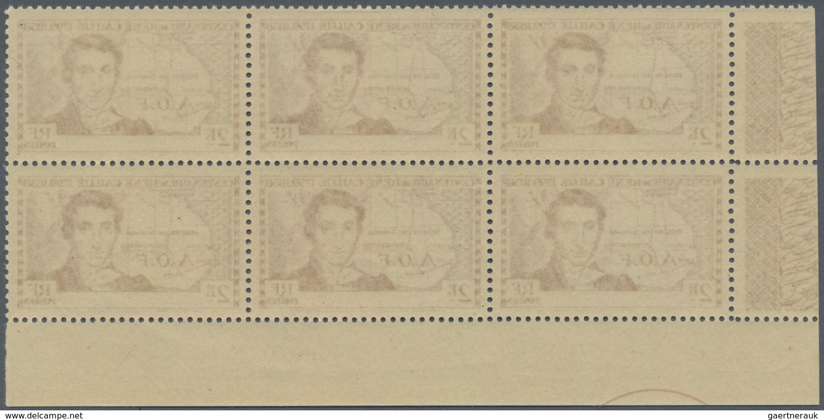 Elfenbeinküste: 1939, 100 Years Death Of Rene Caillie (french Explorer) Set Of Three WITHOUT COUNTRY - Ivory Coast (1960-...)
