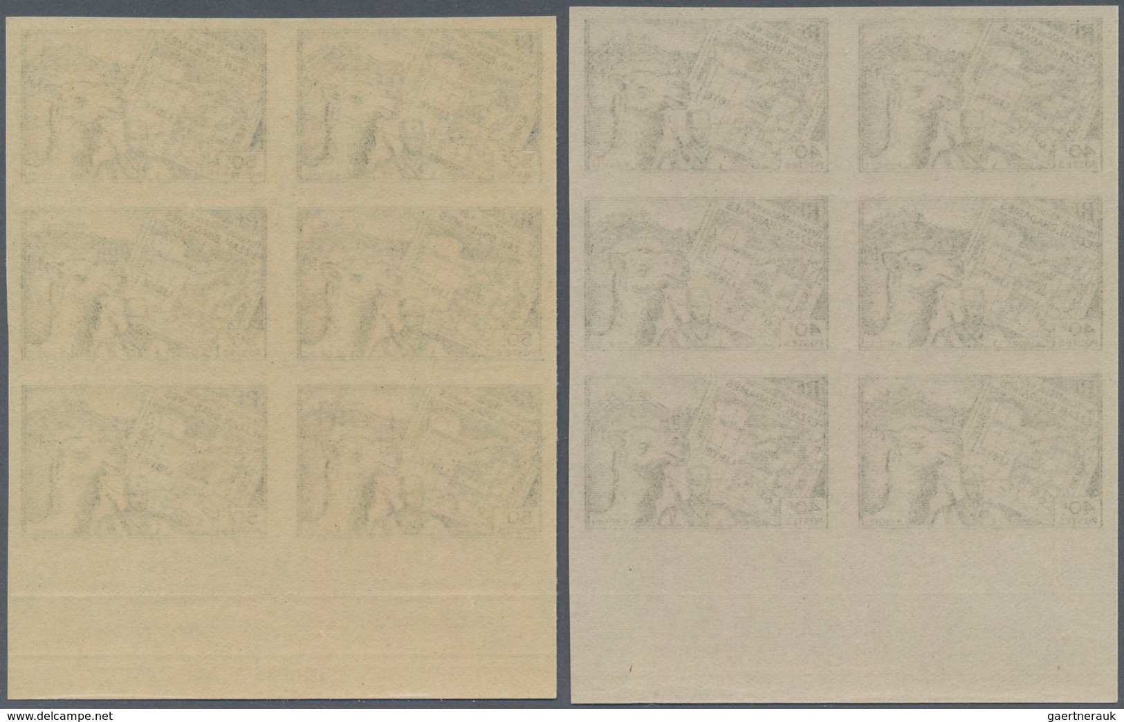 Fezzan: 1946, Definitives Complete Set Of 15 (Fort Sebha, Mosque Mursuk, Map Of Fezzan And Camel Rid - Briefe U. Dokumente