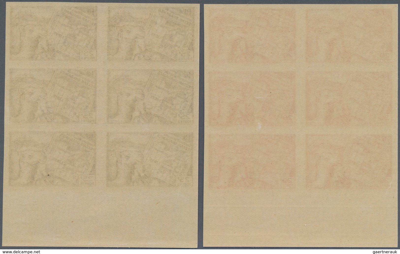 Fezzan: 1946, definitives complete set of 15 (Fort Sebha, Mosque Mursuk, map of Fezzan and camel rid