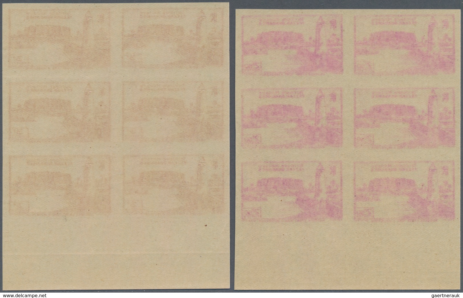 Fezzan: 1946, definitives complete set of 15 (Fort Sebha, Mosque Mursuk, map of Fezzan and camel rid