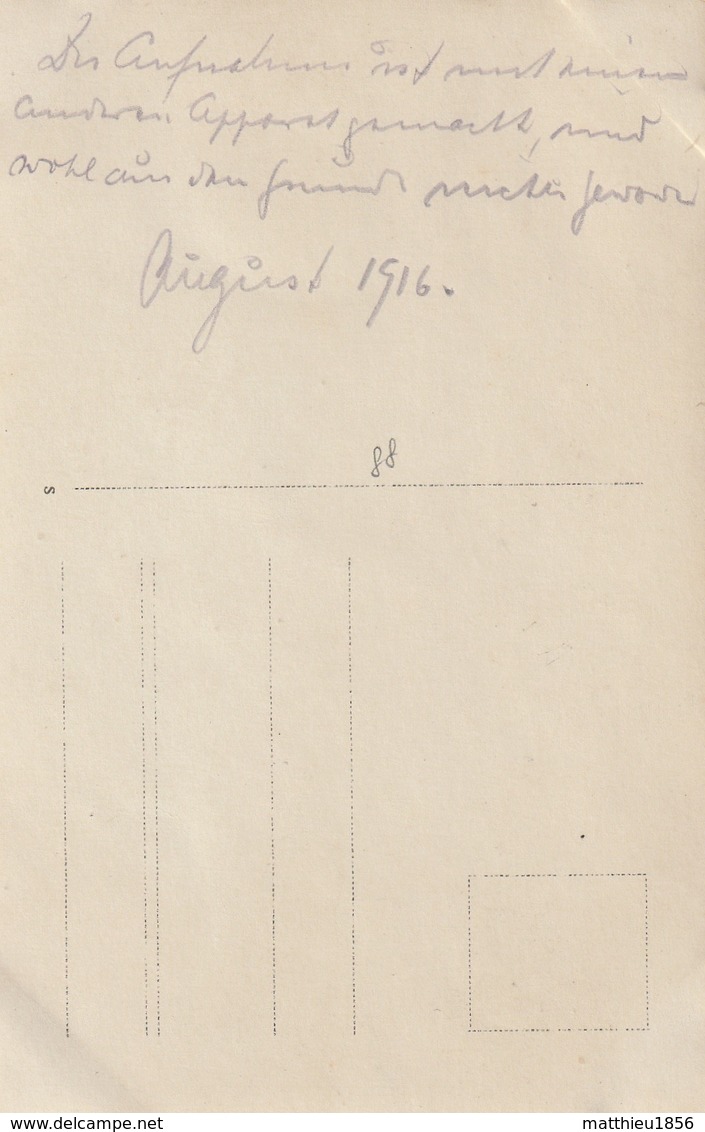 CP Photo Août 1916 Côte De LAGNY (près Lassigny) - Position Allemande (A218, Ww1, Wk 1) - Autres & Non Classés