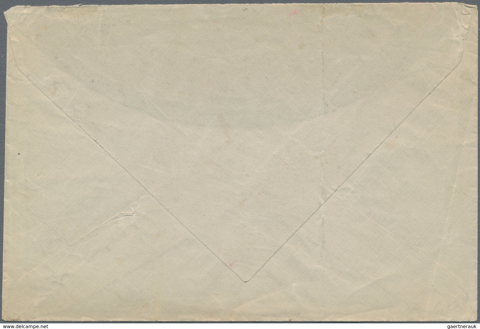 Französisch-Kongo: 1912, Letter With Four-colour Franking (motive Leopard) From Brazzaville To Paris - Other & Unclassified