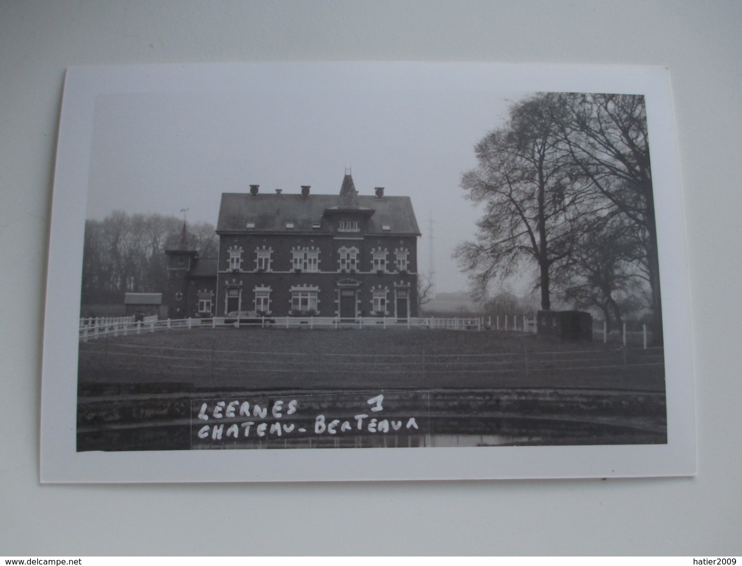 Carte Photo - FONTAINE L'EVEQUE - LEERNES - Chateau Berteaux - Fontaine-l'Eveque