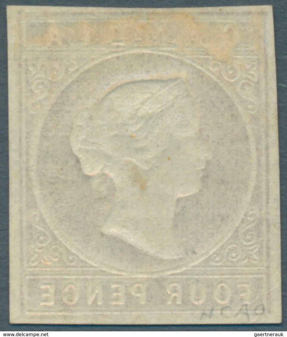Gambia: 1872, 4d. Pale Brown, Fresh Colour, Full Margins, Mint O.g. - Gambia (1965-...)