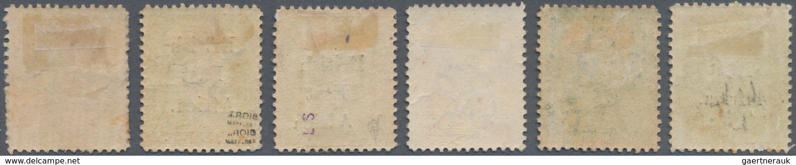 Kenia - Britisch Ostafrika: 1897, Stamps Of Zanzibar With Opt. 'British East Africa' Complete Set Of - Britisch-Ostafrika