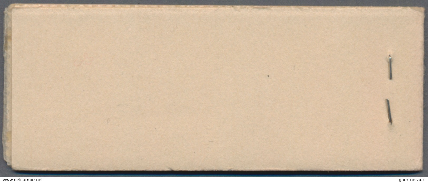 Mexiko: 1924, Unexploded UN PESO Booklet, Cover Black On Cream, With Panes 3x2c., Two 3x5c., Two 3x1 - Mexiko