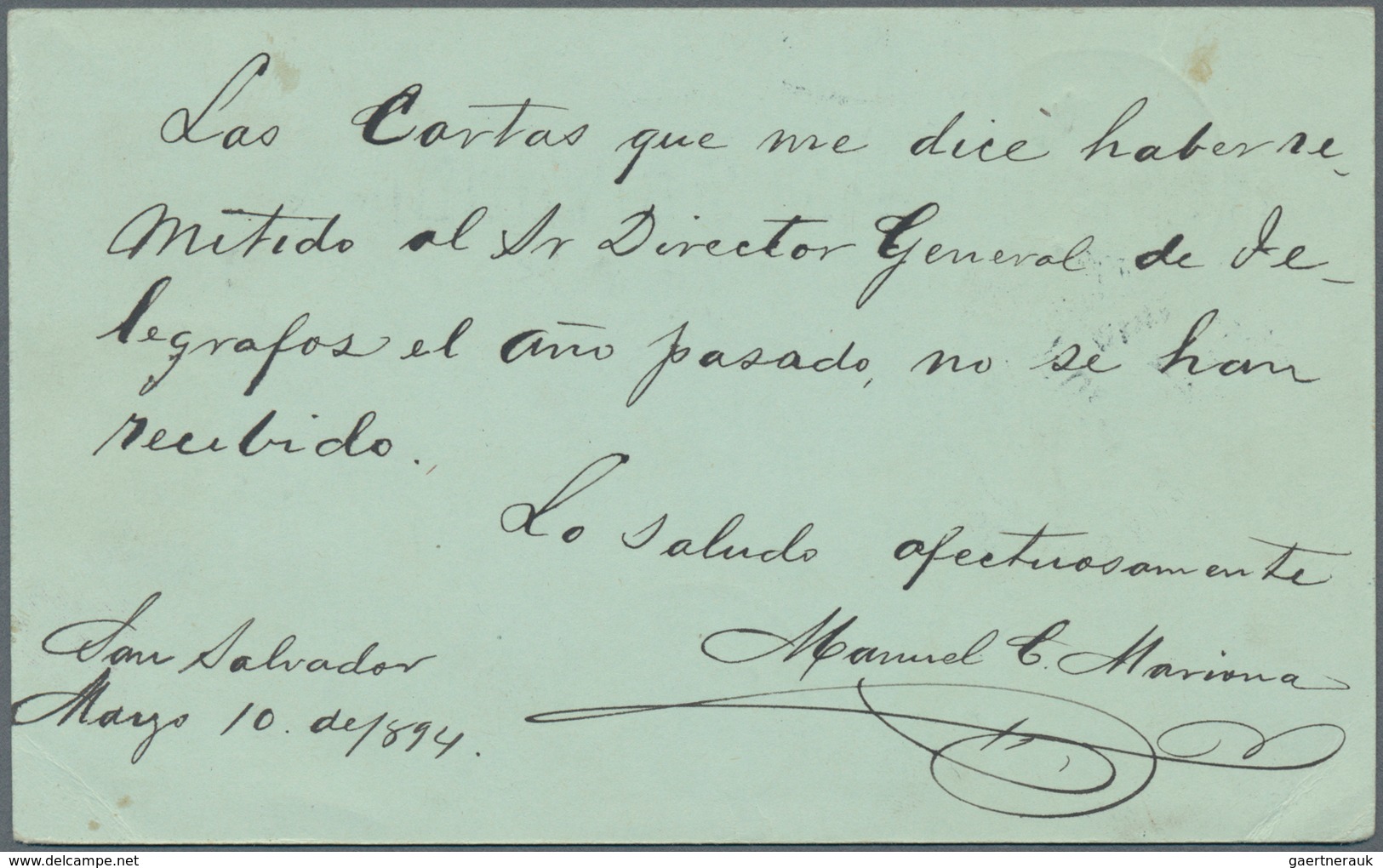 El Salvador - Ganzsachen: 1894, Two Stationery Cards: 1 C Uprated 2 C And 2 C Uprated 1 C Both Sent - El Salvador