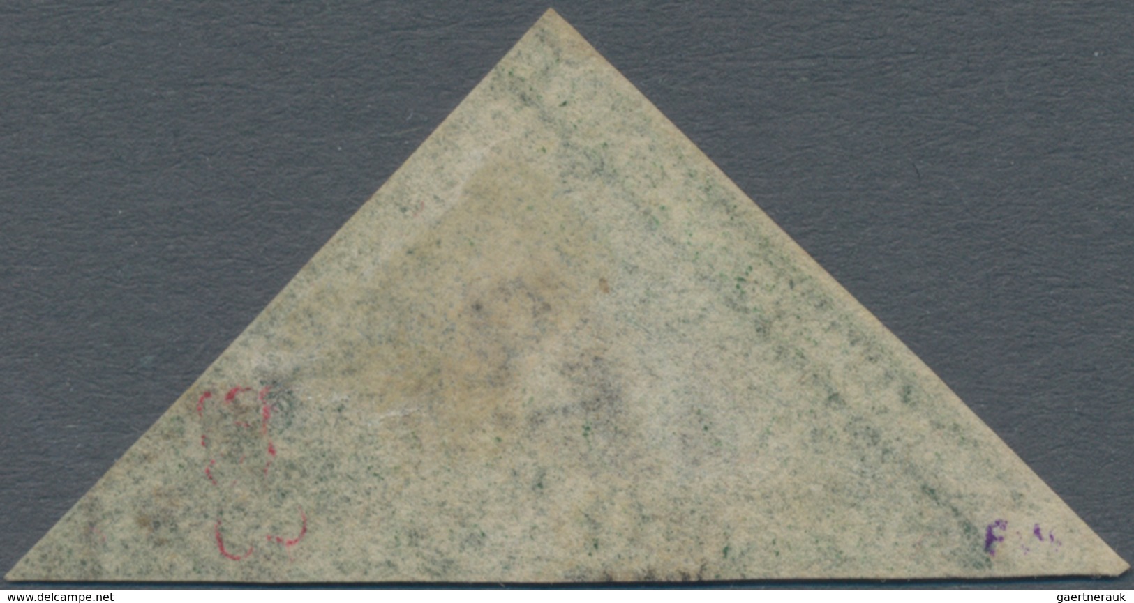 Kap Der Guten Hoffnung: 1859, Perkins 1 Shilling Darkgreen, Full Margins, Colorful, Signed Twice, SG - Kap Der Guten Hoffnung (1853-1904)