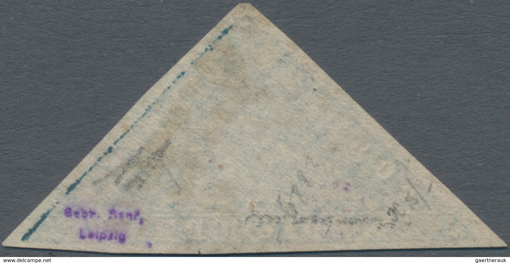 Kap Der Guten Hoffnung: 1861 "Woodblock" 4d. Pale Grey-blue On Laid Paper, No Wmk, Used And Cancelle - Kap Der Guten Hoffnung (1853-1904)