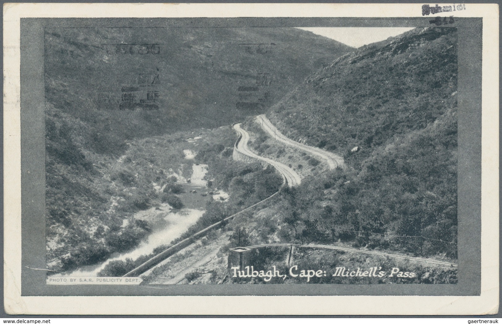 Südafrika - Ganzsachen: 1927, seven pictorial stat. postcards ship-type 1½d. brown/black with differ