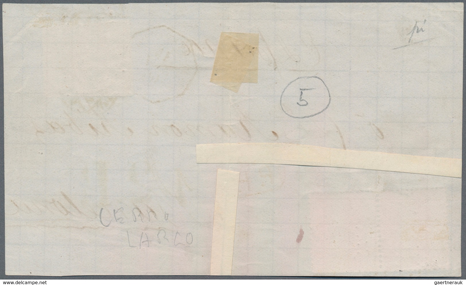 Uruguay: 1866, Front Cover To Barcelona/Spain: 15 C. Imperforated Tied Oval "ADMON. DE CORREOS / CER - Uruguay