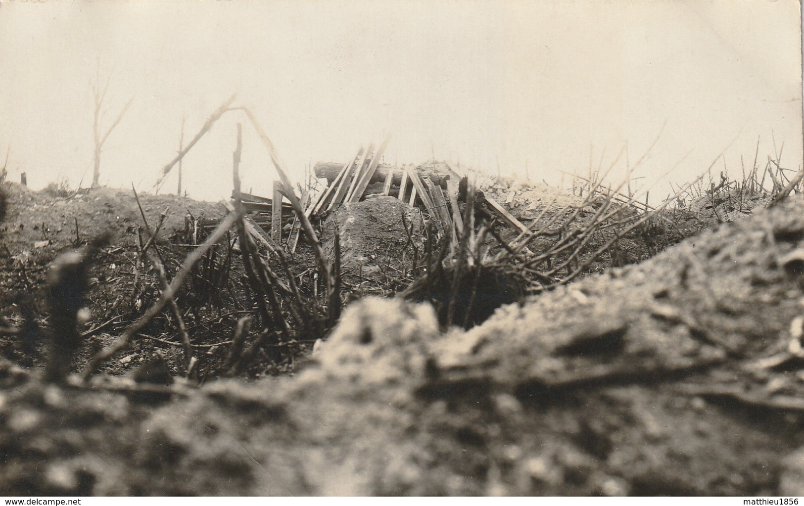 CP Photo 14-18 PLEMONT (Dives Près Lassigny) - Le Champ De Bataille (A218, Ww1, Wk 1) - Autres & Non Classés