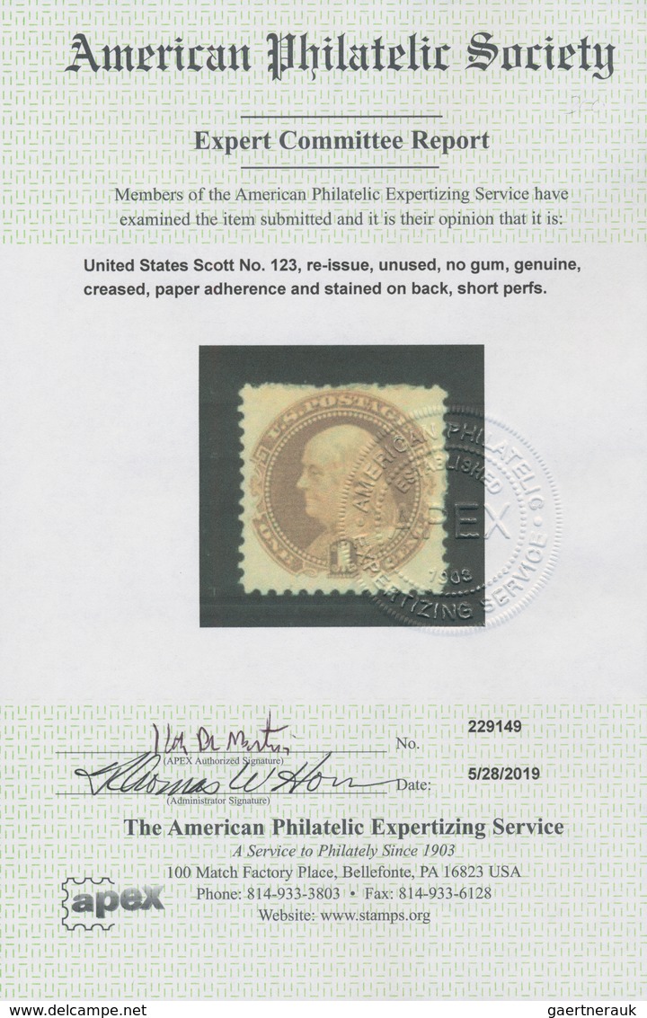 Vereinigte Staaten Von Amerika: 1862/1875, 24 C Lilac Washington, Used, Color Changeling, Short Perf - Covers & Documents