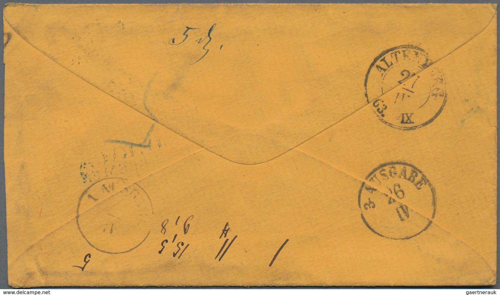 Vereinigte Staaten Von Amerika: 1863, 3c. Rose And 12c. Black (slight Imperfections) On Cover From " - Covers & Documents