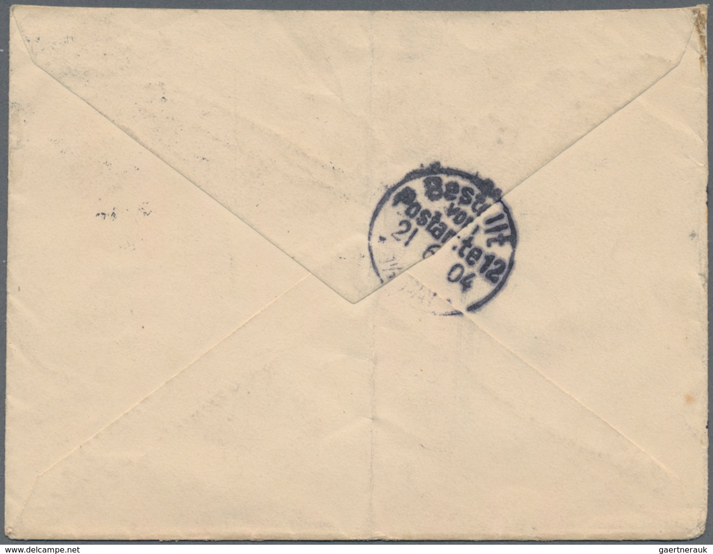 Vereinigte Staaten Von Amerika: 1904, Pictured Cover With Single Franking 5c. Blue McKinley From For - Covers & Documents
