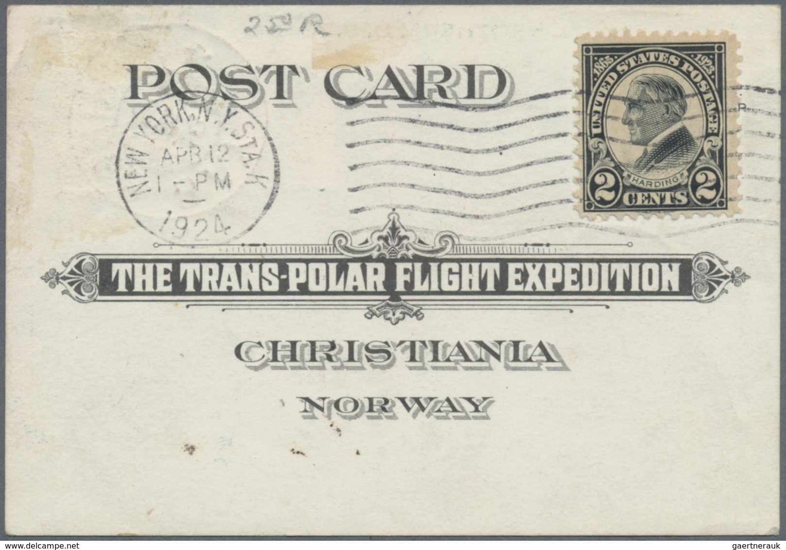 Vereinigte Staaten Von Amerika: 1925, Two Cards Of The Trans-Polar Flight Expedition, Franked With S - Covers & Documents