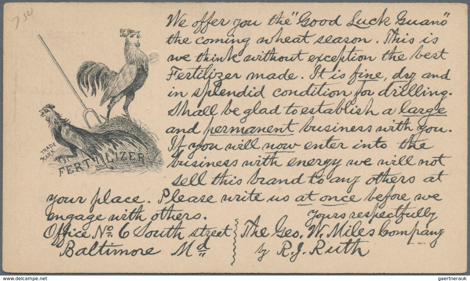 Vereinigte Staaten Von Amerika - Ganzsachen: 1884 Commercially Used Picture Postal Stationery Card W - Other & Unclassified