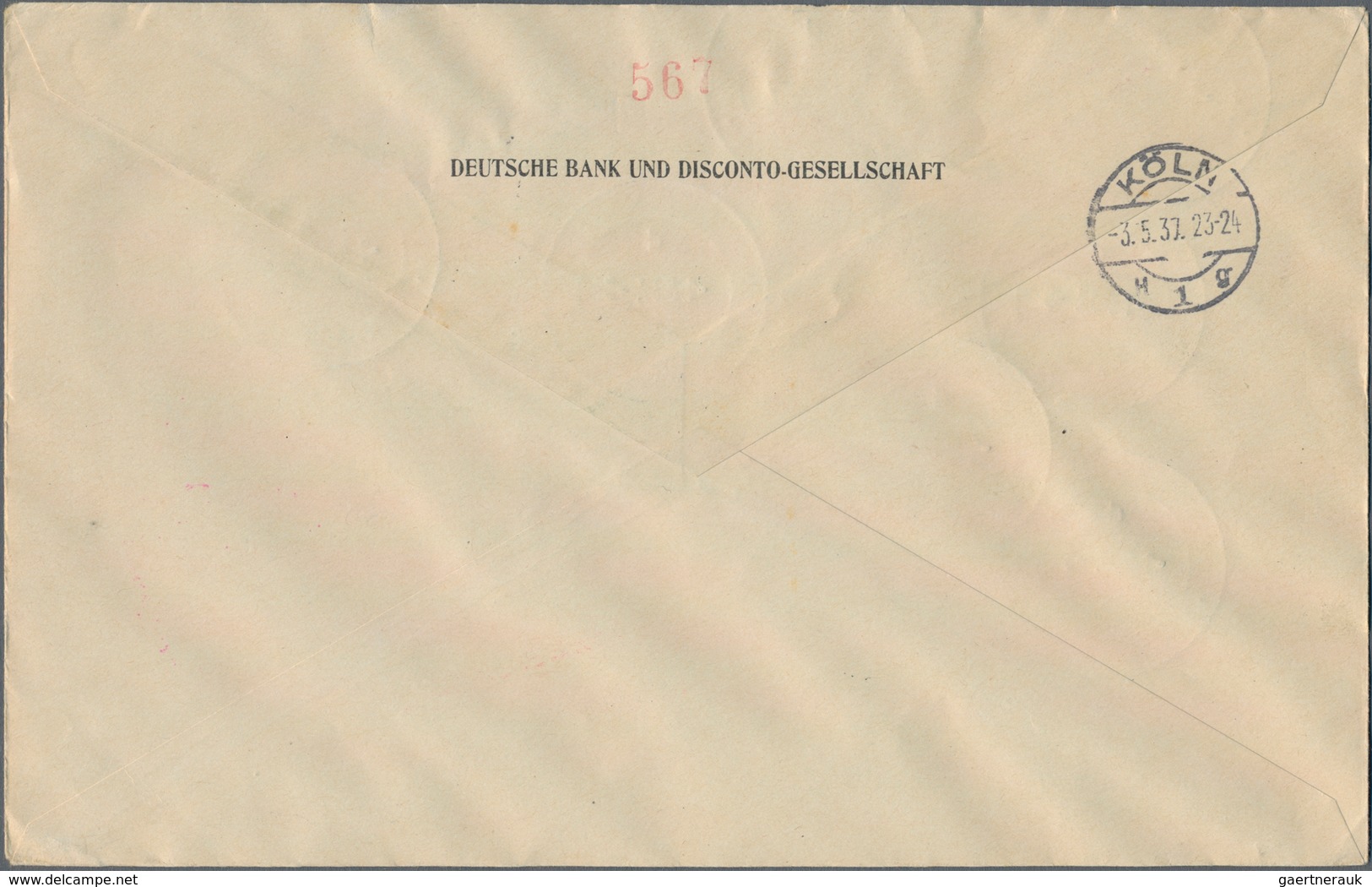 Zeppelinpost Deutschland: 1934, Zeppelin-Propaganda-Lot Zur Deutschlandfahrt Als Bordpost Mit Hochwe - Luft- Und Zeppelinpost