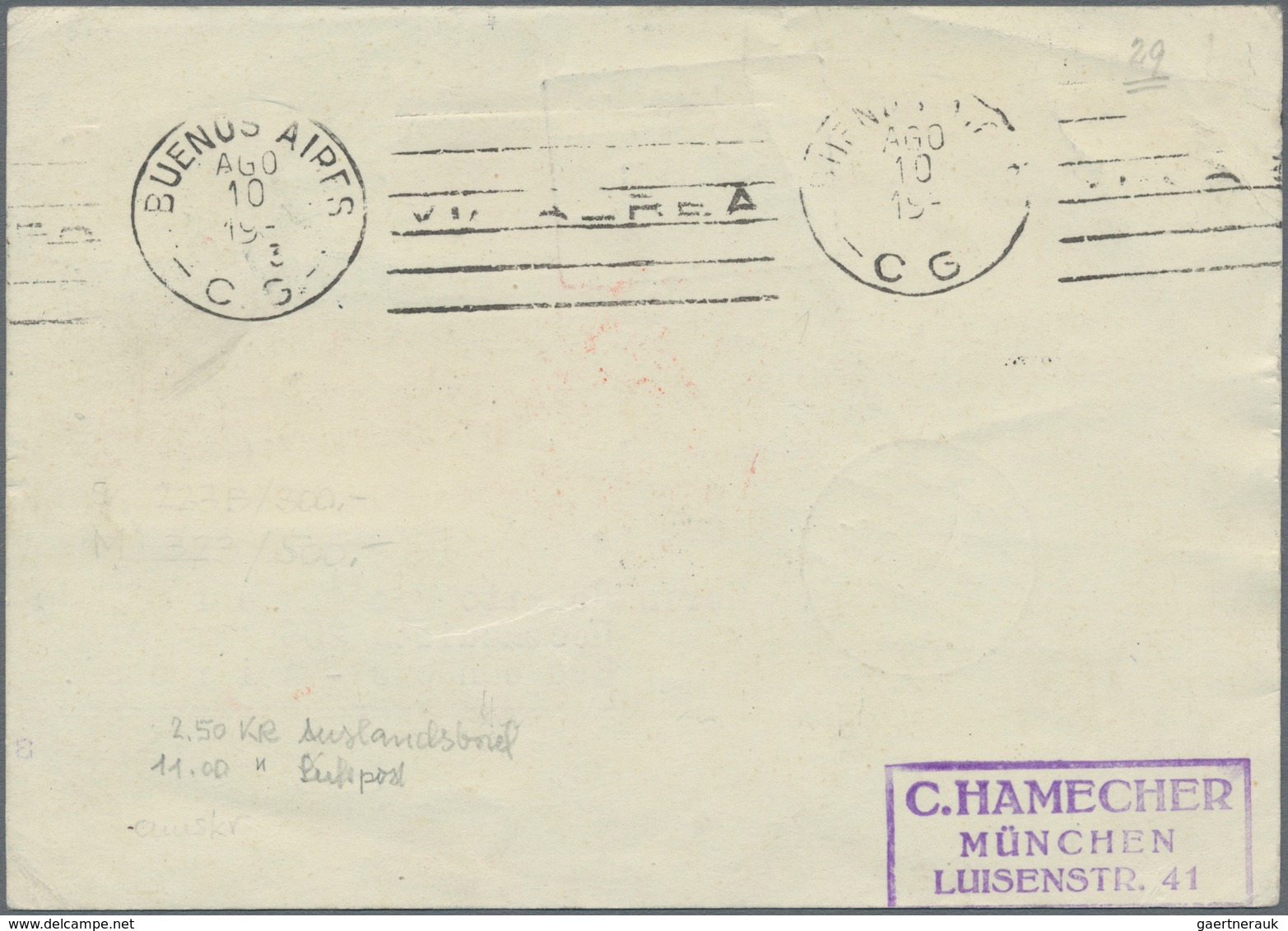 Zeppelinpost Europa: 1933, ZEPPELIN-4. South America Trip With Czechoslovakia Franking On Postcard F - Europe (Other)