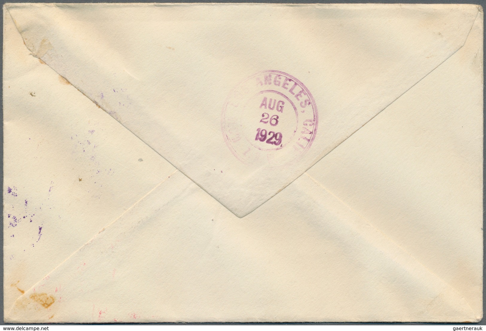 Zeppelinpost Übersee: 1929. Japan Cover Flown On The Graf Zeppelin's 1929 Weltrundflug / Round-the-w - Zeppelins