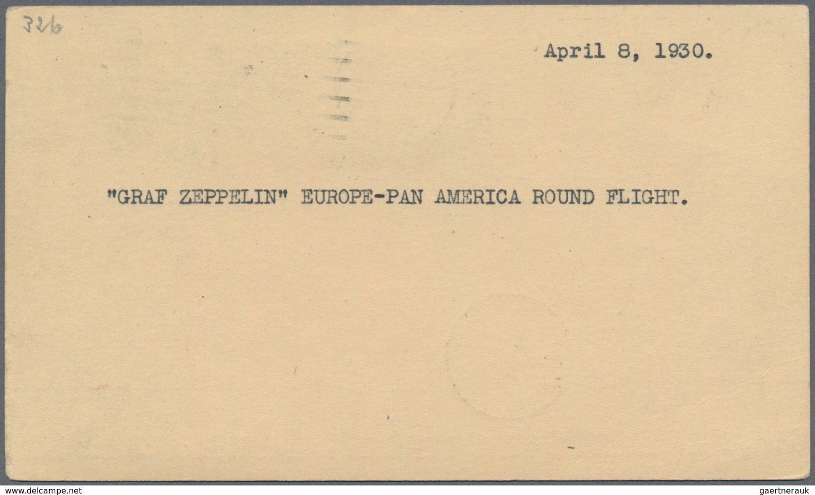 Zeppelinpost Übersee: 1930, USA, Southamerica Flight With 'Graf Zeppelin', American Post 65 C. Green - Zeppelins