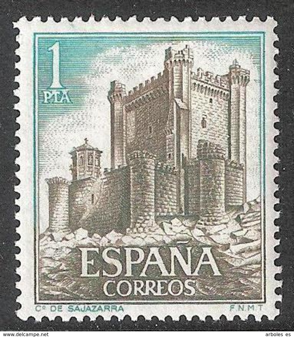 CASTILLOS ESPAÑA - AÑO 1972 - Nº EDIFIL 2093a - VARIEDAD - Variedades & Curiosidades